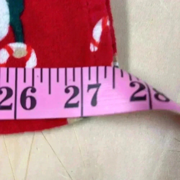 Old Navy Christmas Ladies XXL Pajama Set Red With Elf DesignTop And Bottom XXL - Picture 14 of 16